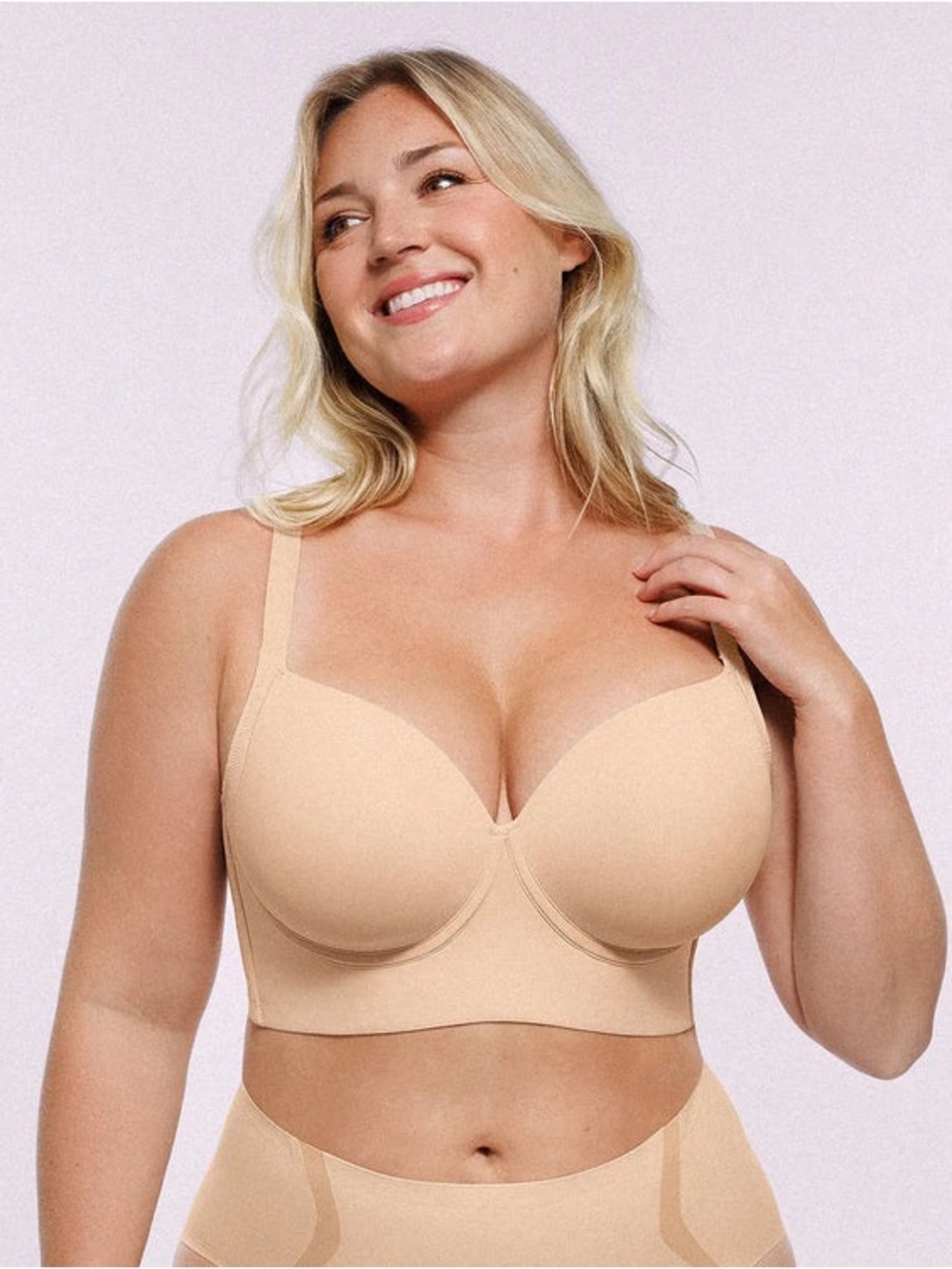 Shapellx Smooth Nude Back Smoothing Push-up Bra. Size 42D. New with tags.